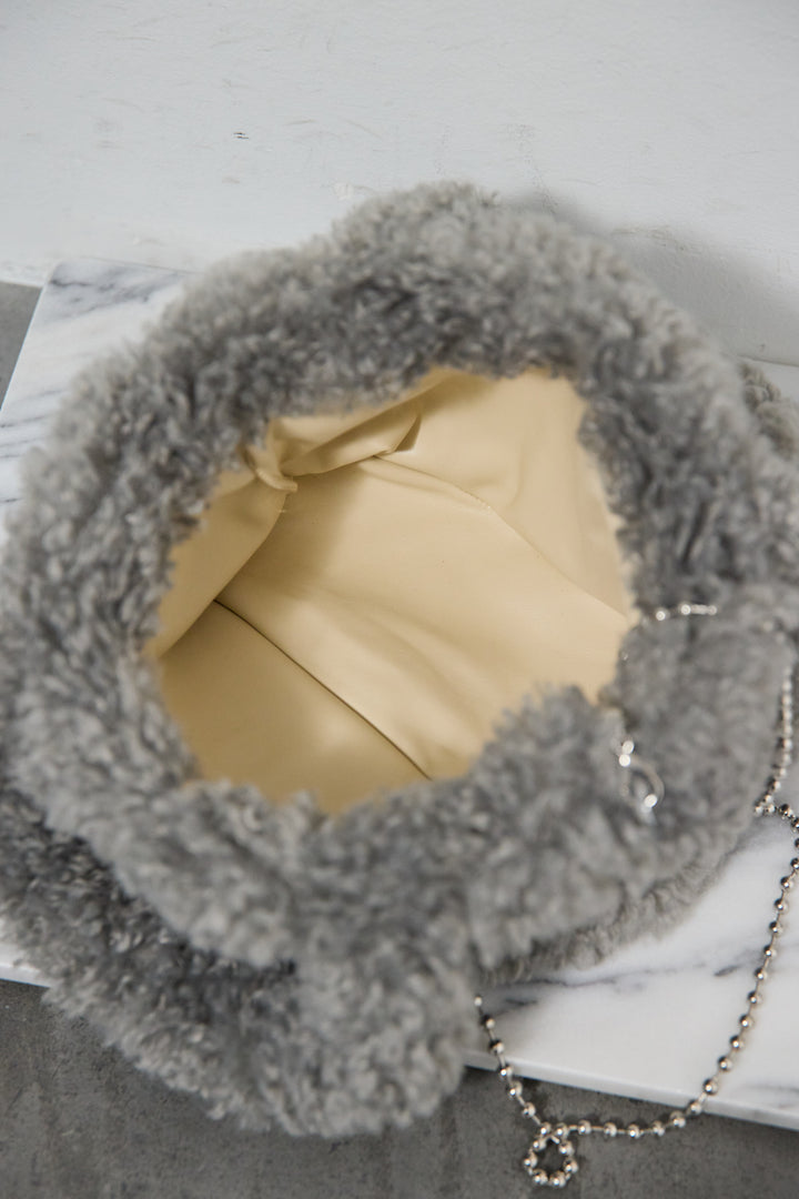 [SET]【美容液】HARI CHARGE SERUM+もこもこ ボア ミニトートバッグ+フェイクファーヘアクリップ(3set)