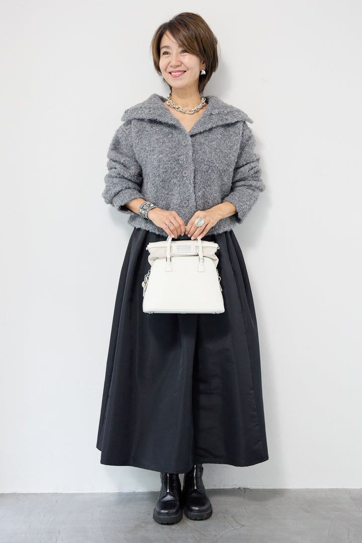 【ジャパンメイド】ライトグログランボリュームスカート