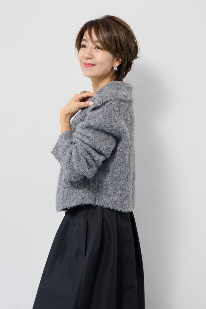 【ジャパンメイド】ライトグログランボリュームスカート