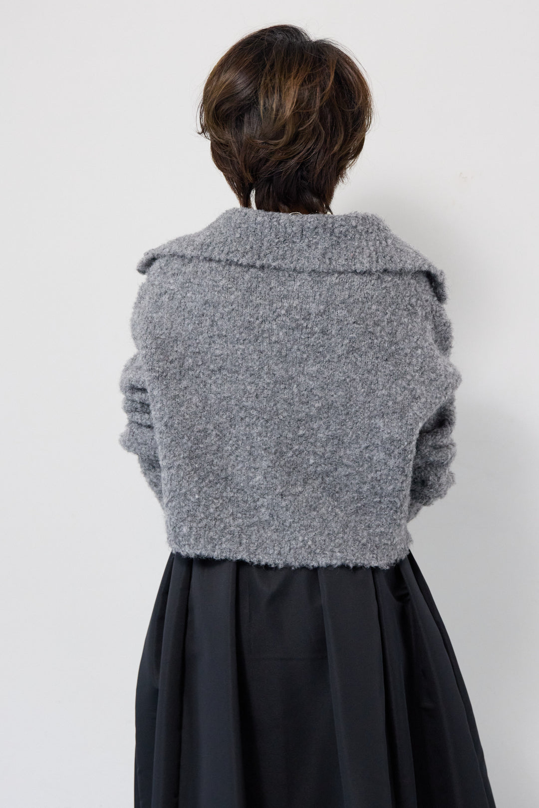 【ジャパンメイド】ライトグログランボリュームスカート