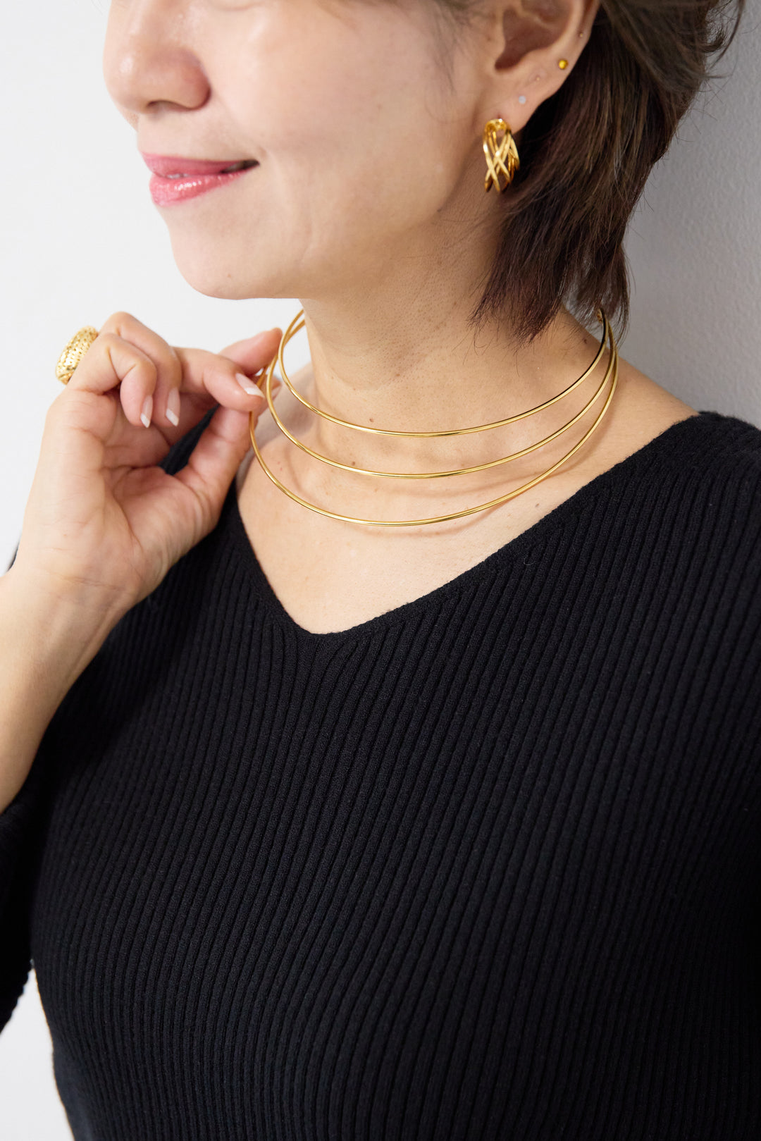 アーチラインメタルチョーカー