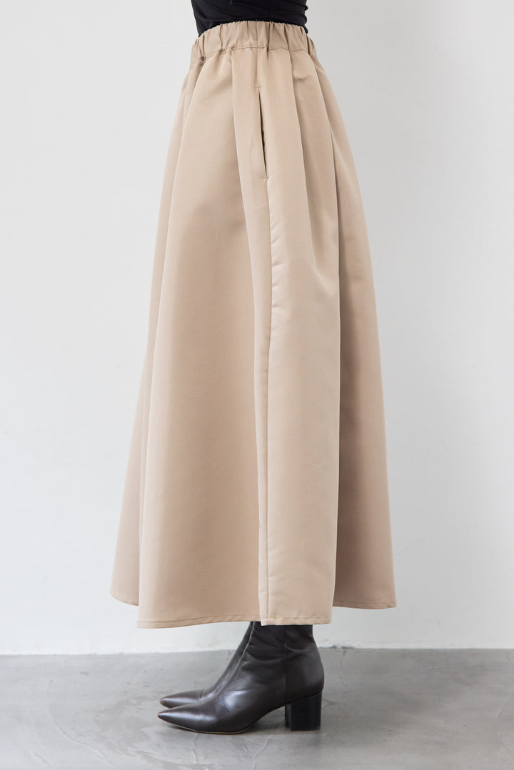 【ジャパンメイド】ライトグログランボリュームスカート