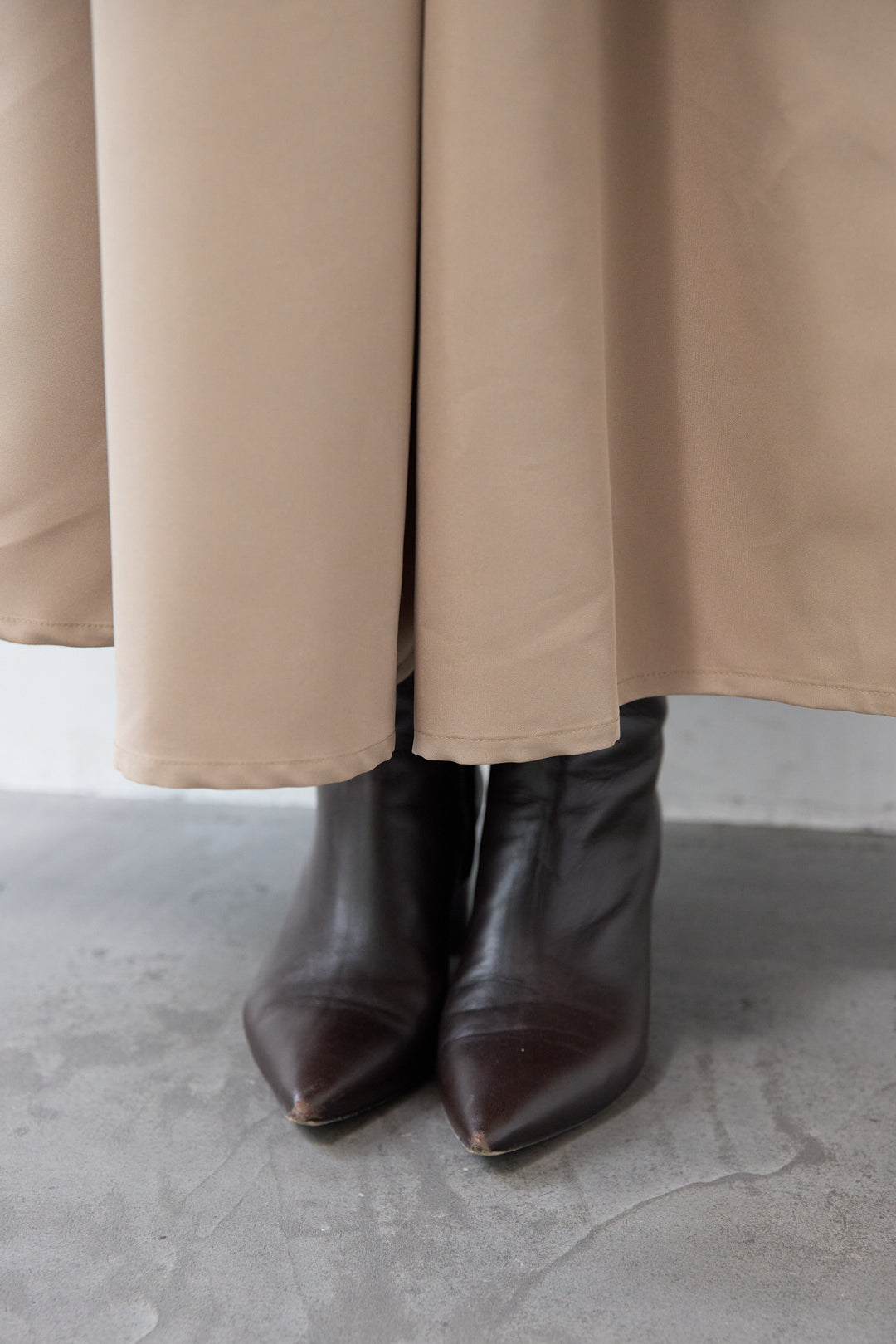 【ジャパンメイド】ライトグログランボリュームスカート