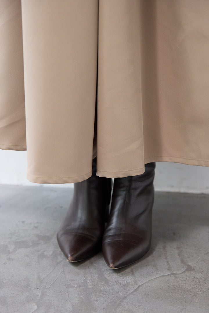 【ジャパンメイド】ライトグログランボリュームスカート