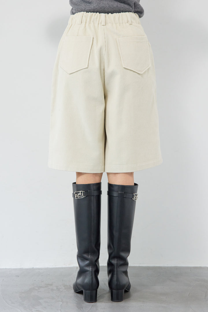 コーデュロイハーフパンツ