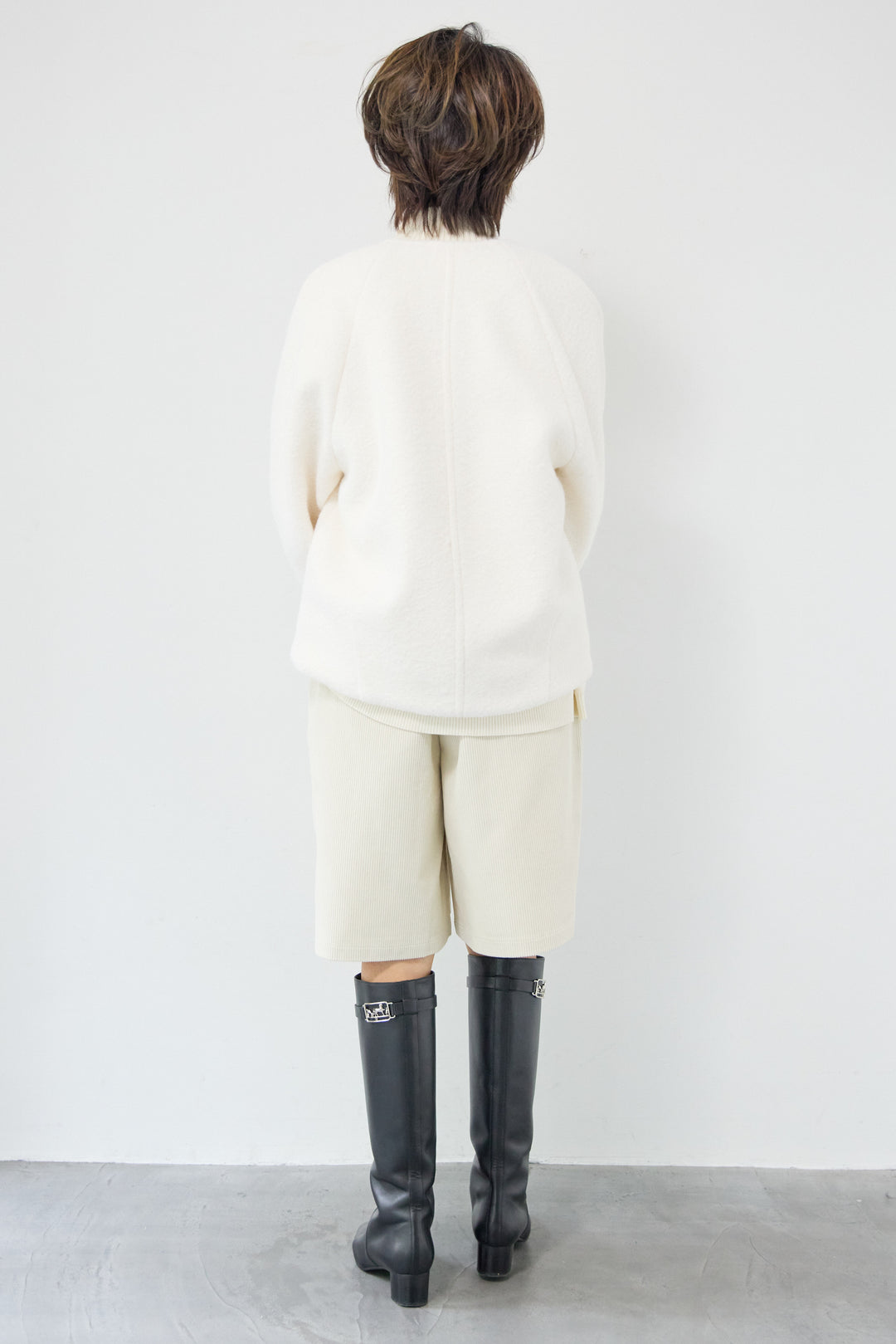 メルトンショートブルゾン