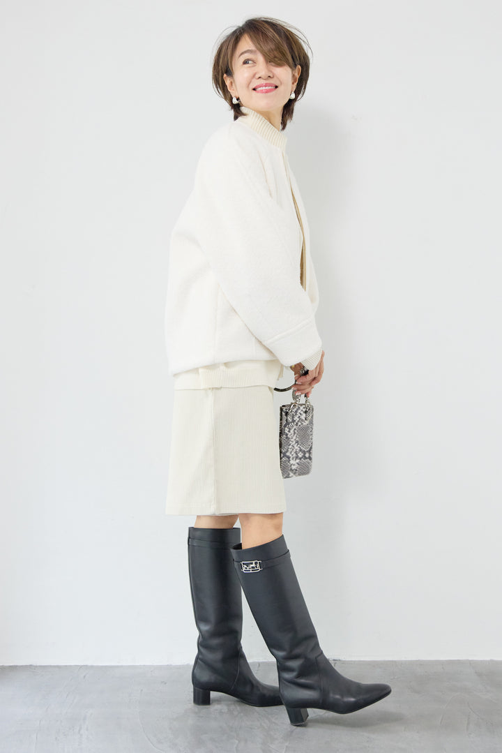 メルトンショートブルゾン