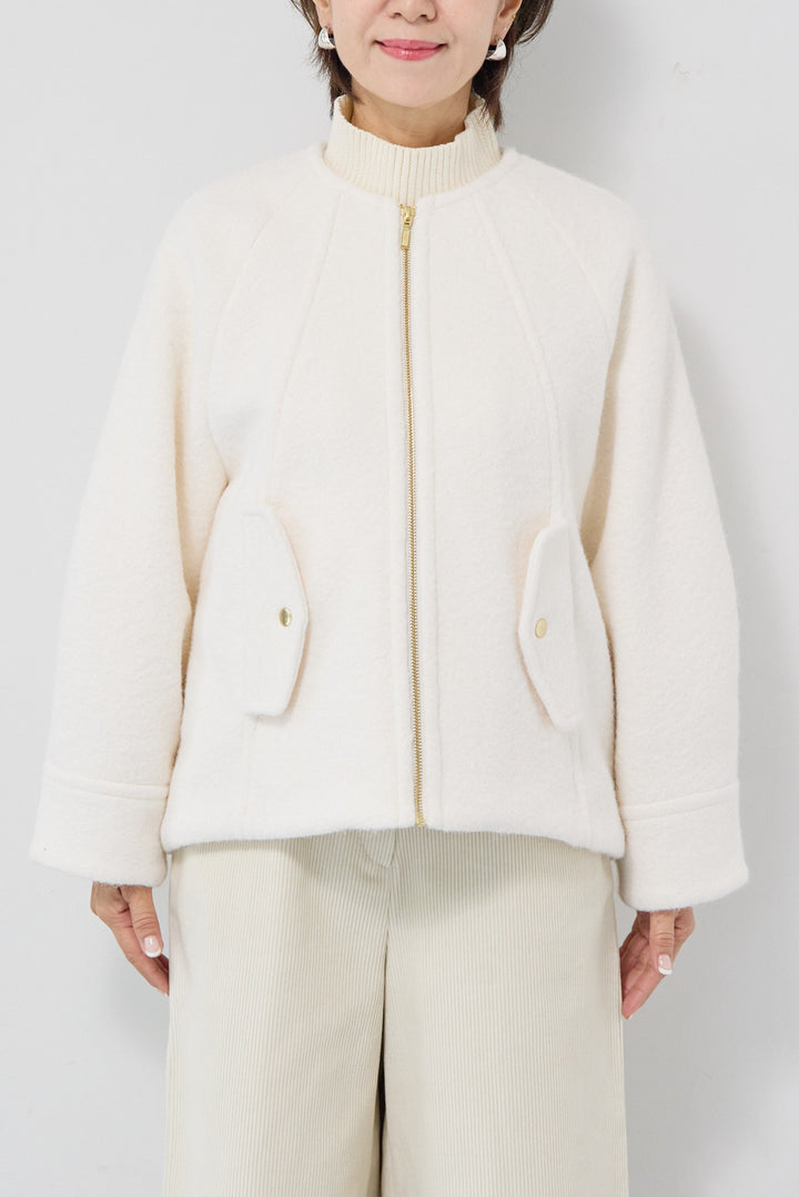 メルトンショートブルゾン