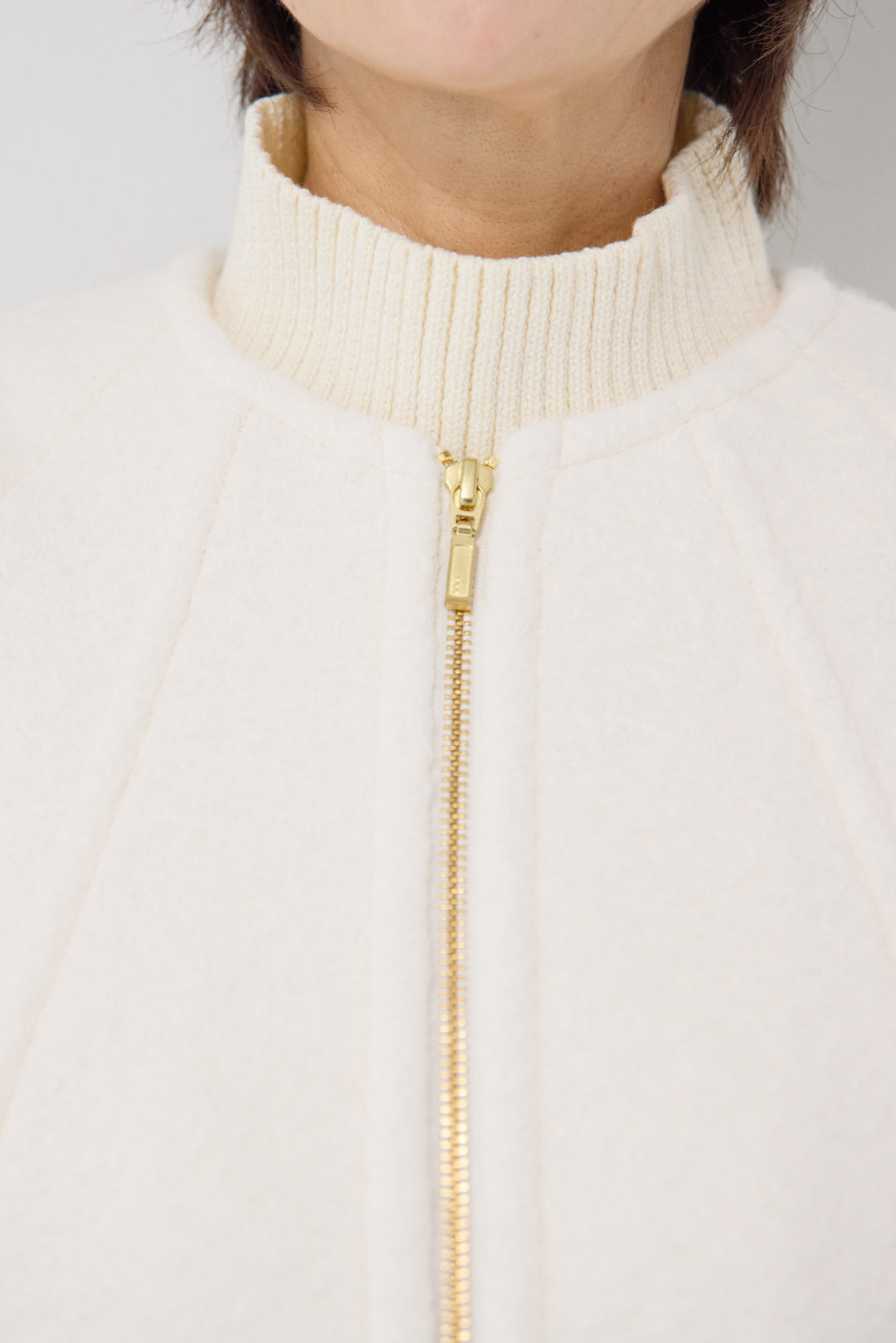 メルトンショートブルゾン