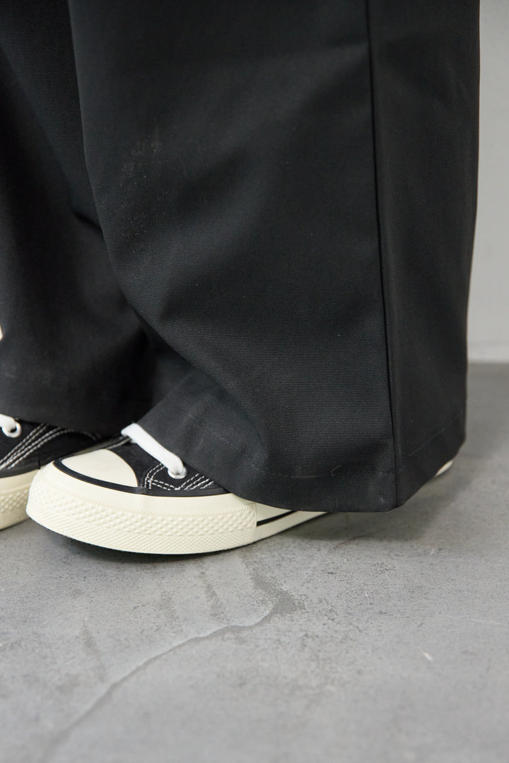 ハイウエストモードツイルサロペット