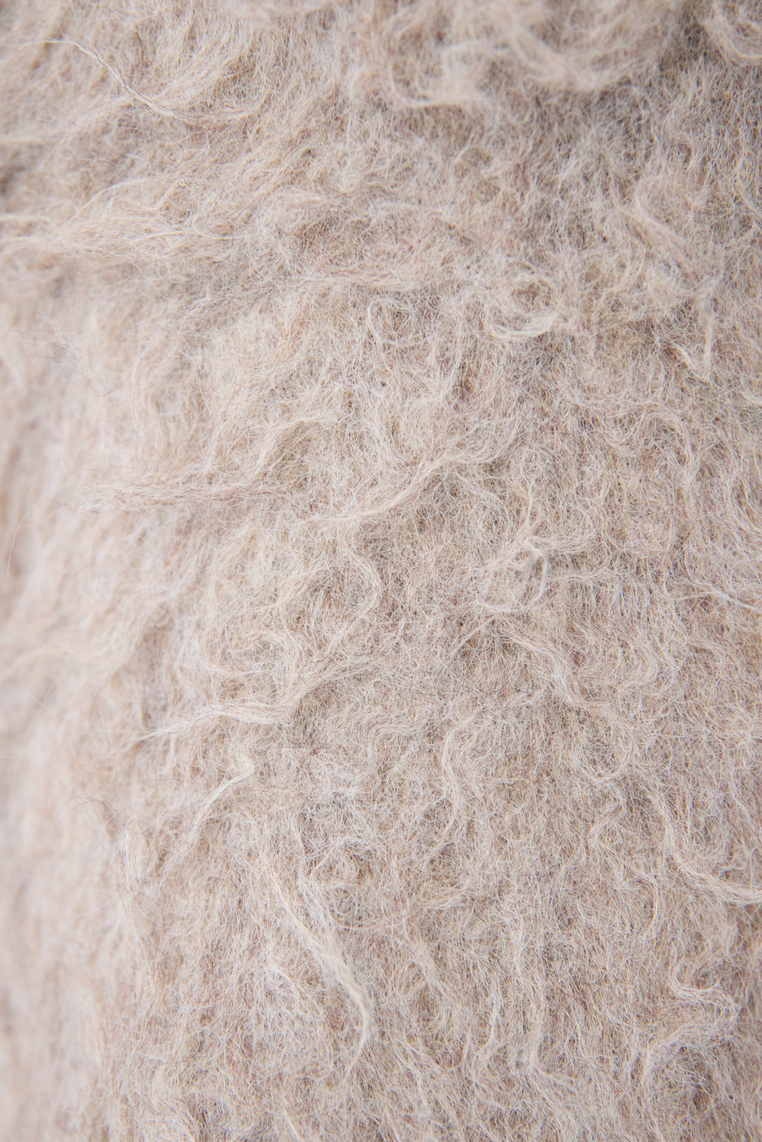 起毛シャギーポロニット