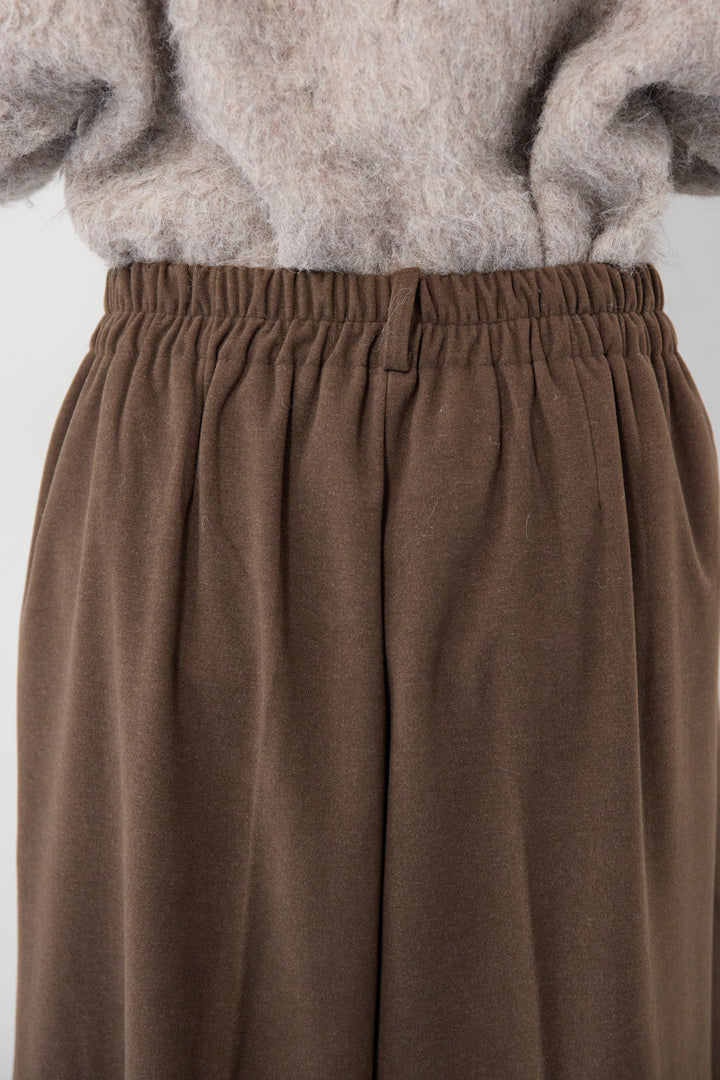 メルトンタックワイドパンツ