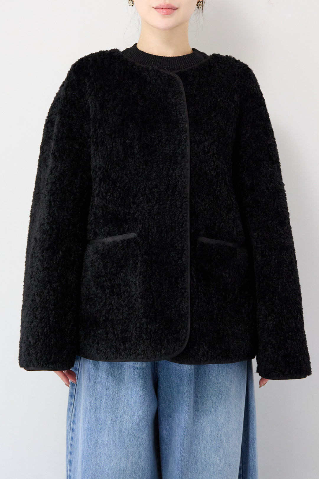 リバーシブルボアコート