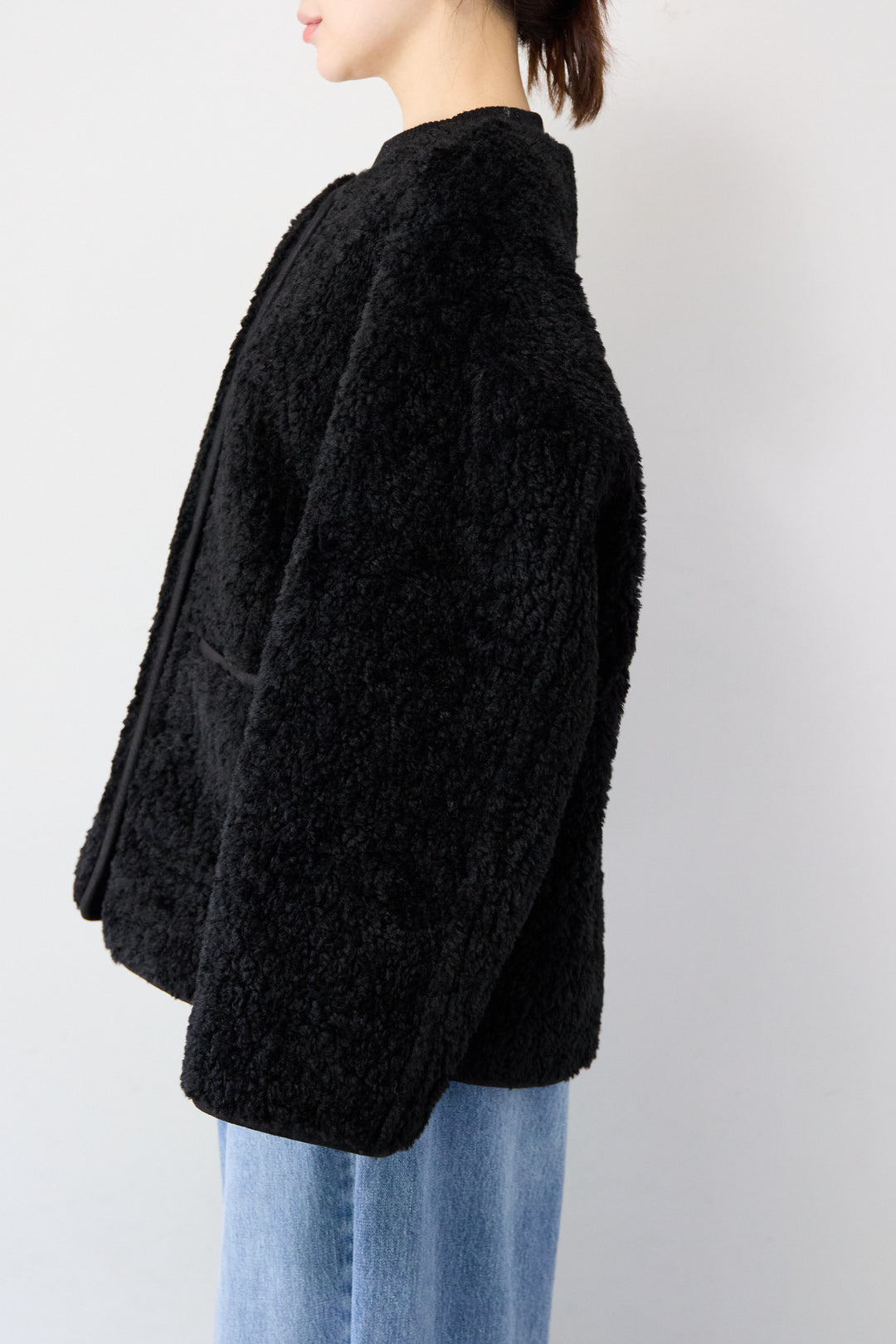 リバーシブルボアコート