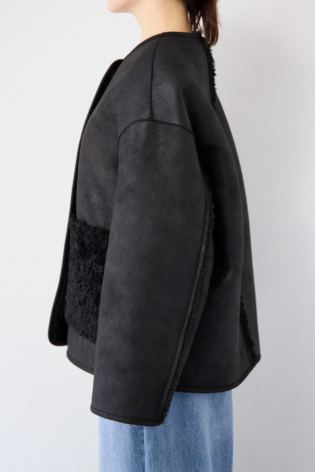 リバーシブルボアコート