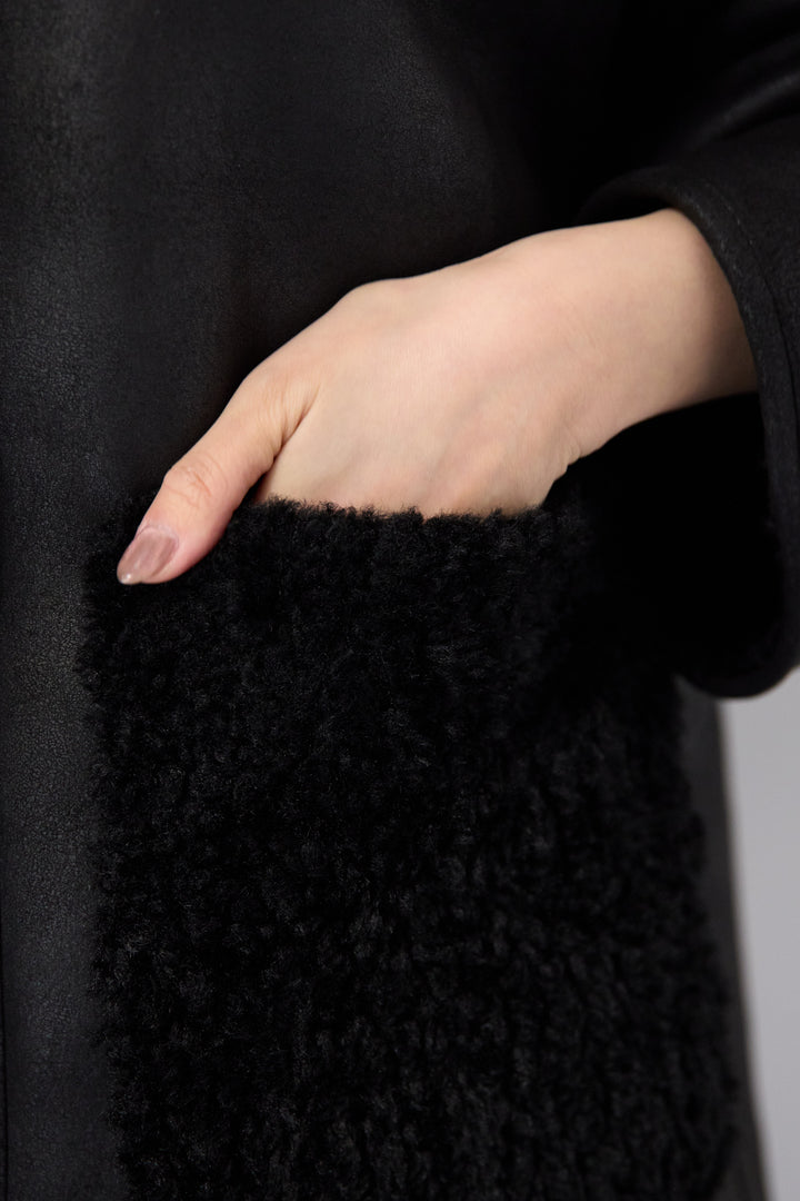 リバーシブルボアコート