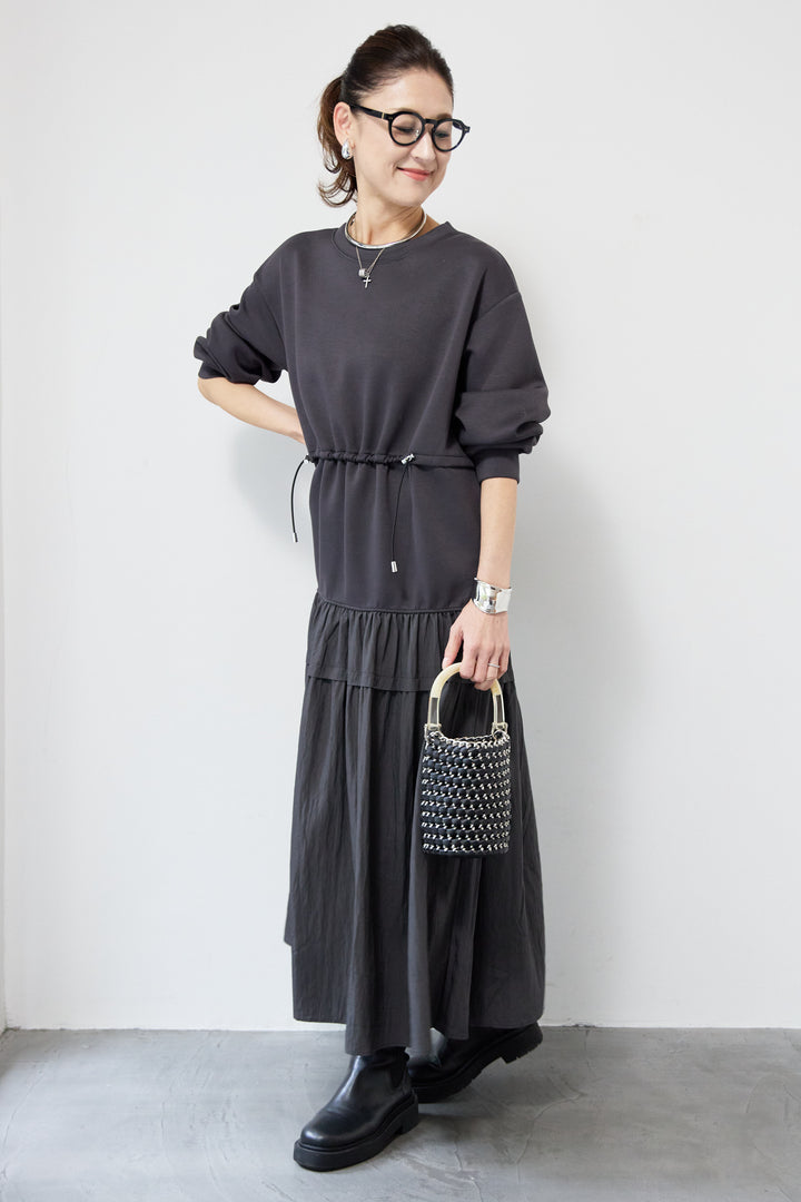 ウエストドロストドッキングワンピース