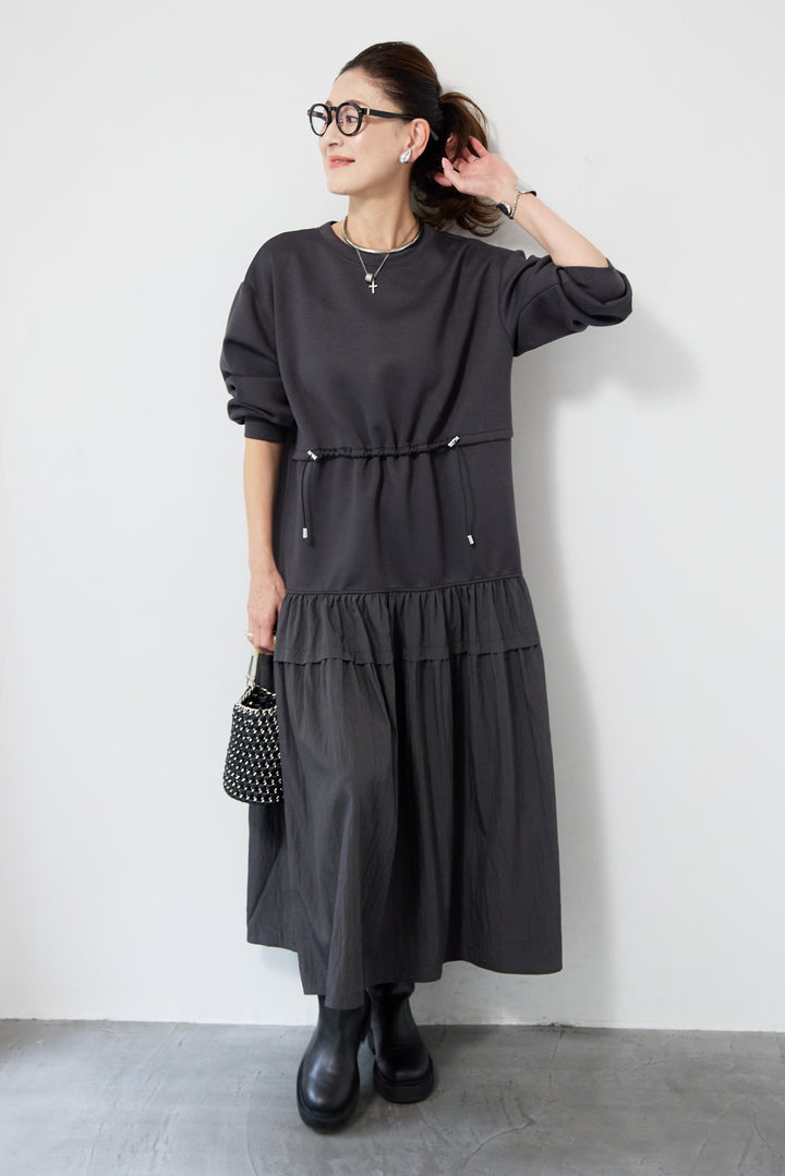 ウエストドロストドッキングワンピース