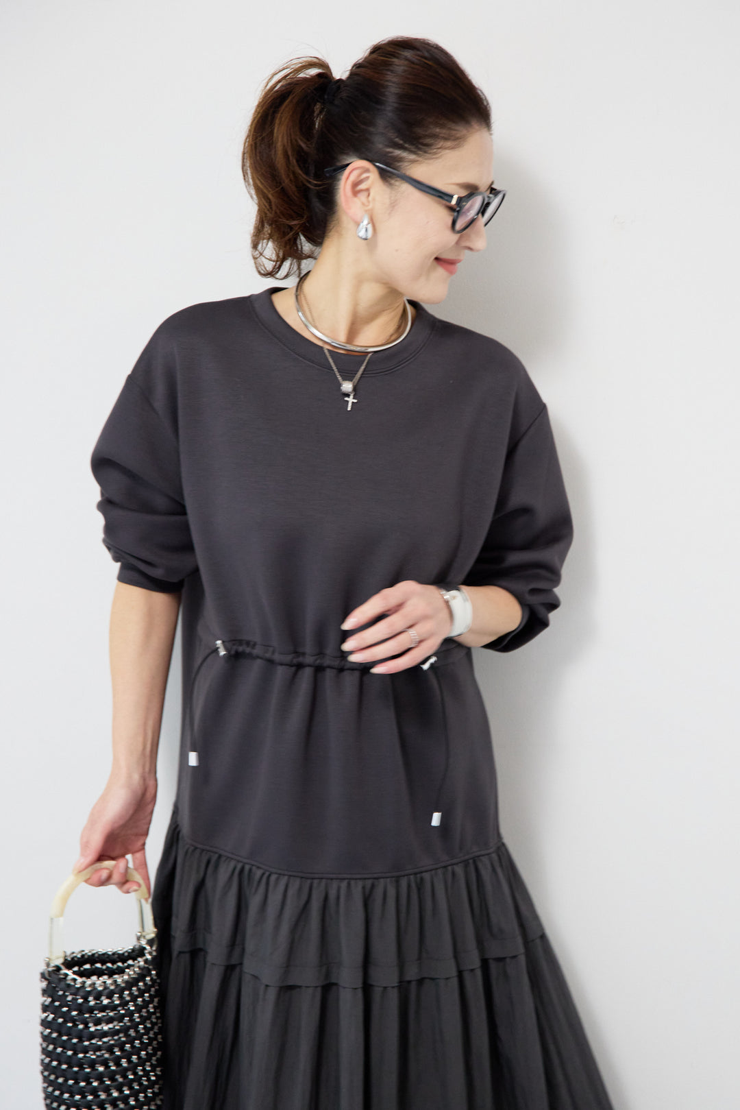 ウエストドロストドッキングワンピース