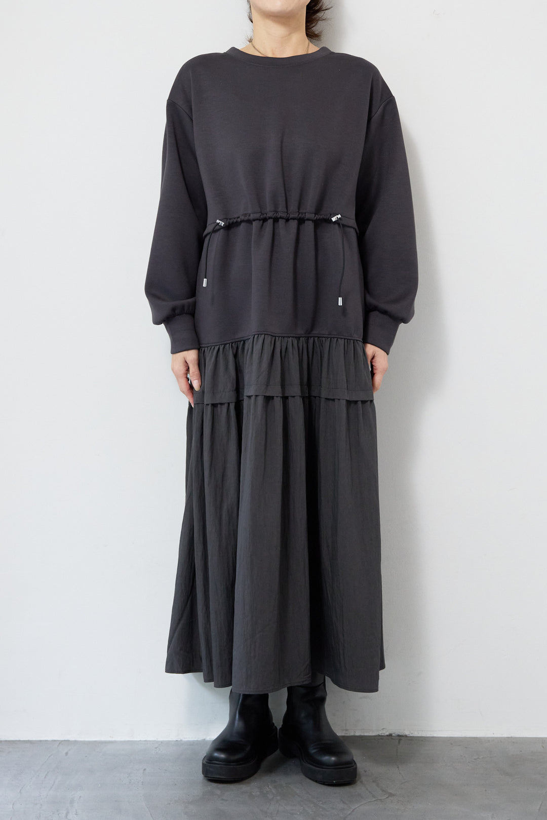 ウエストドロストドッキングワンピース