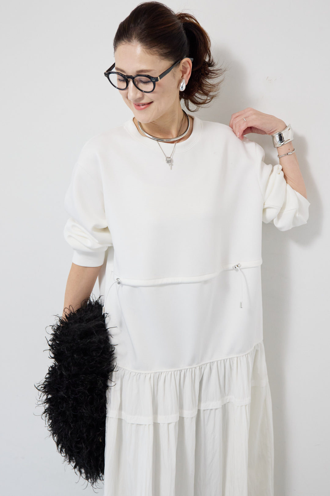 ウエストドロストドッキングワンピース