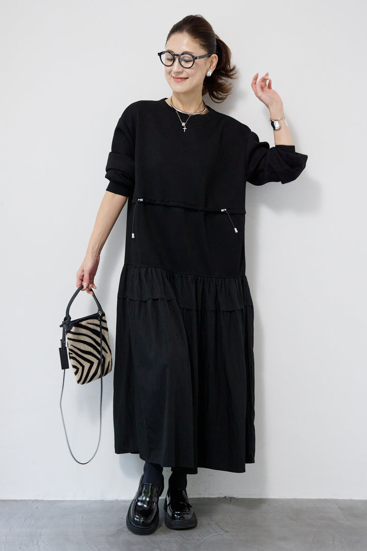 ウエストドロストドッキングワンピース