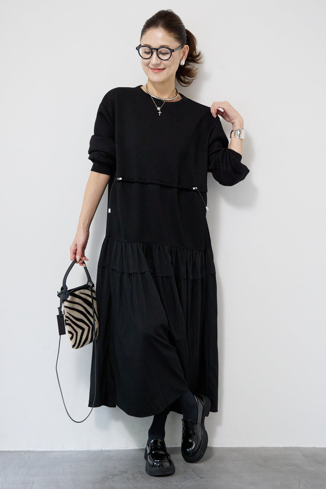 ウエストドロストドッキングワンピース