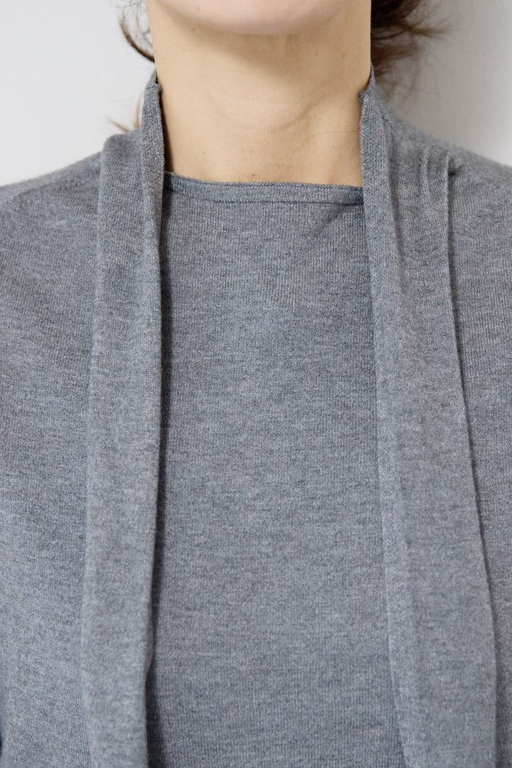 [SET]クラシカルジャンパースカート+ボウタイニットプルオーバー(2set)