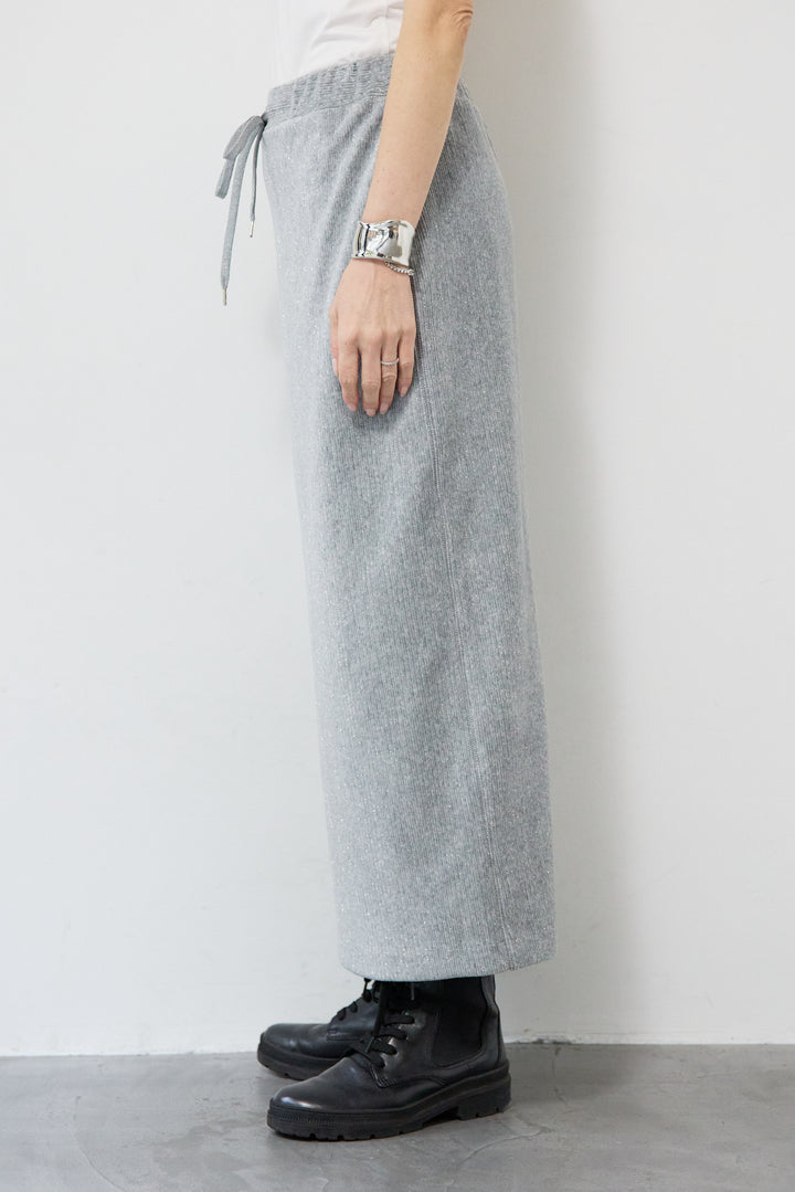 ニットラメコーデュロイスカート