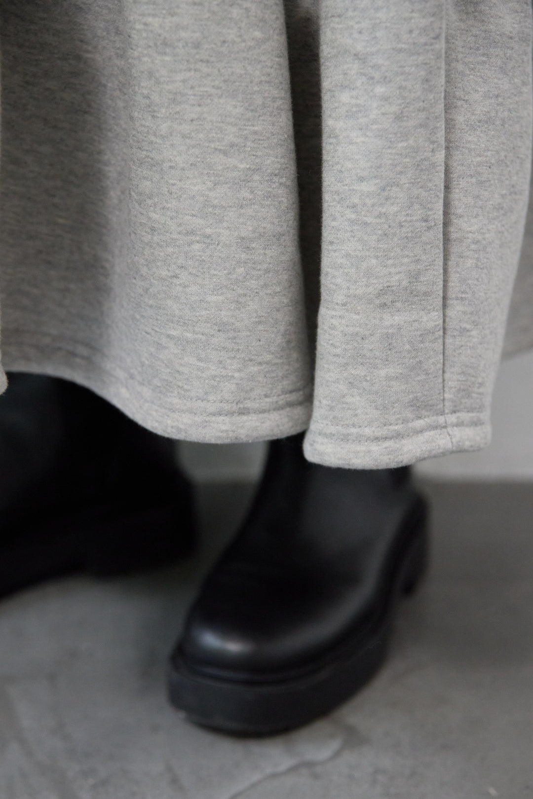 【2SET】裏起毛ティアードスウェットワンピース