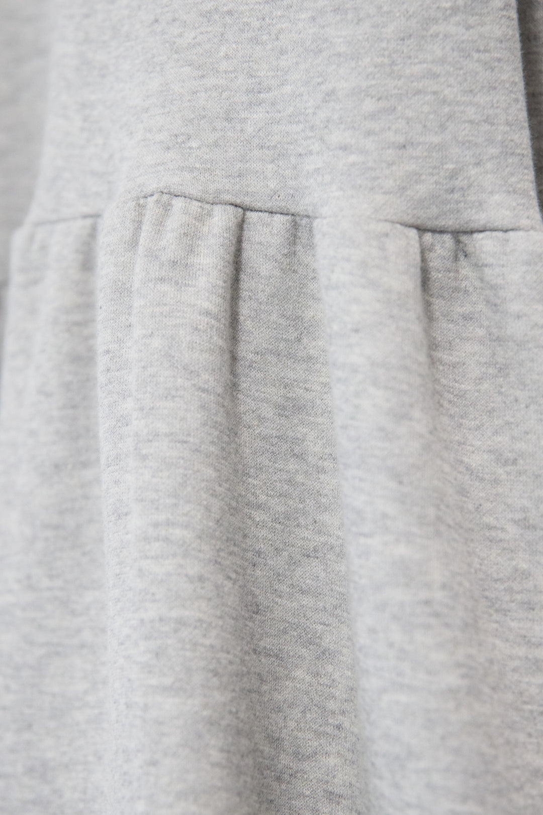 裏起毛ティアードスウェットワンピース