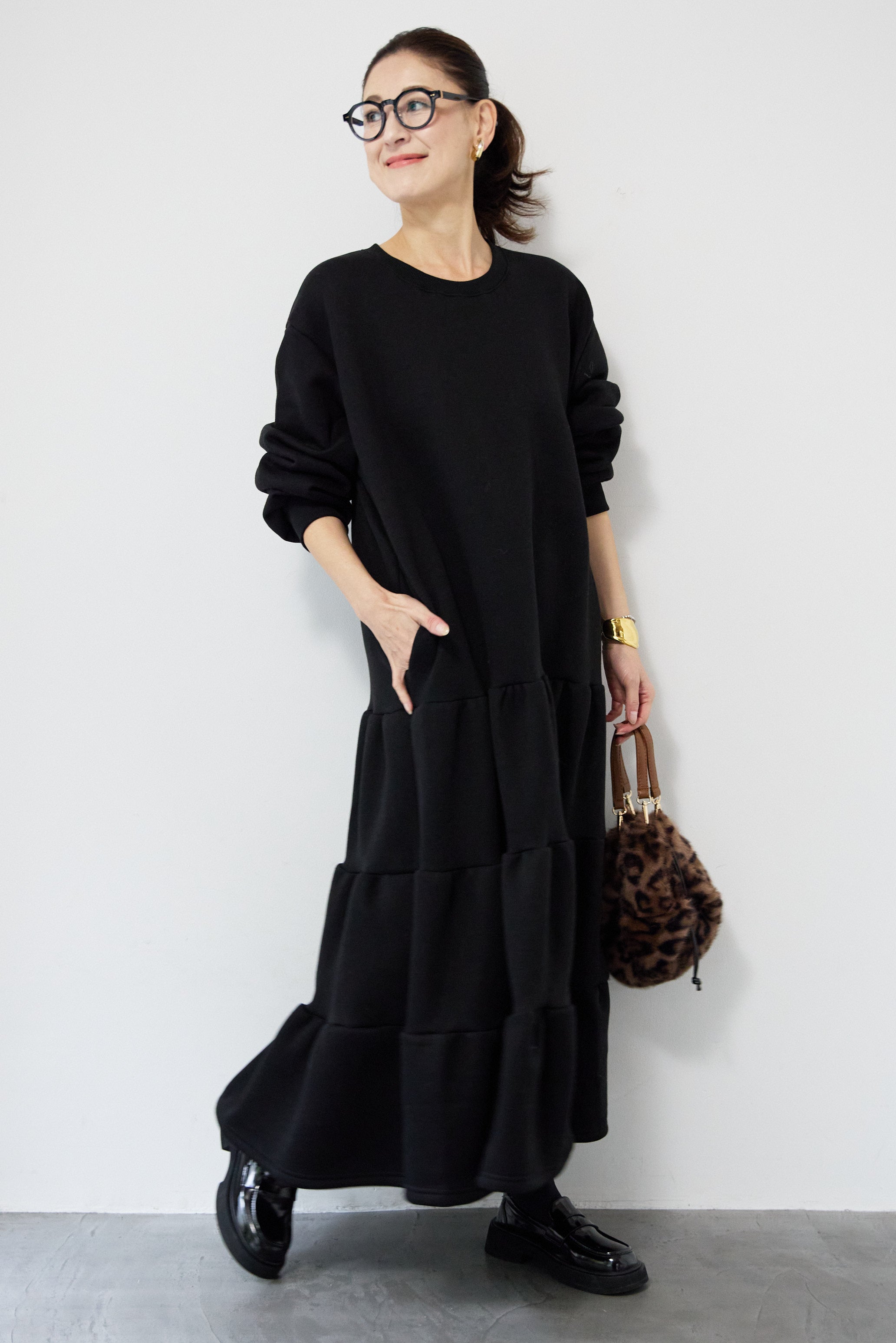 希少✨️JUNYA WATANABE ボディフィットスウェットワンピース 裏起毛ティアードスウェットワンピース – plusotoha