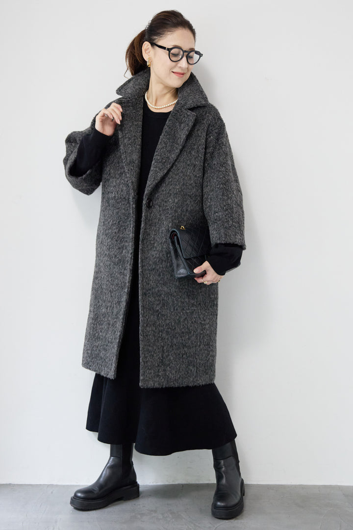 シャギーウールチェスターコート