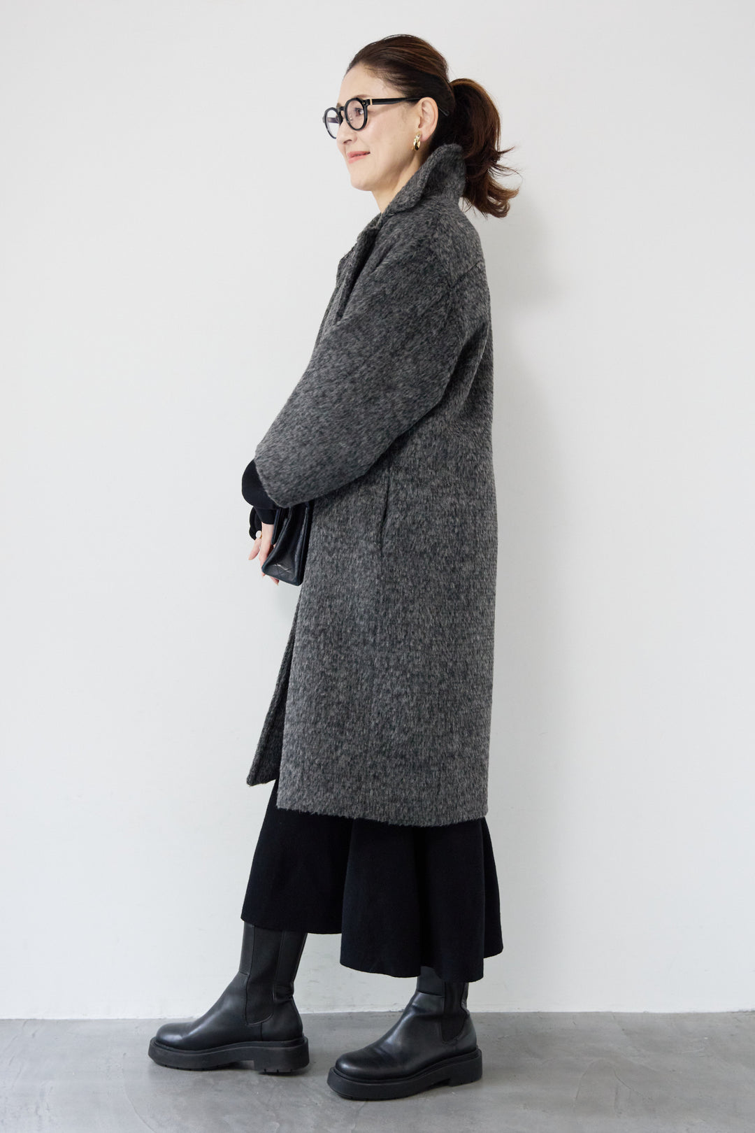 シャギーウールチェスターコート