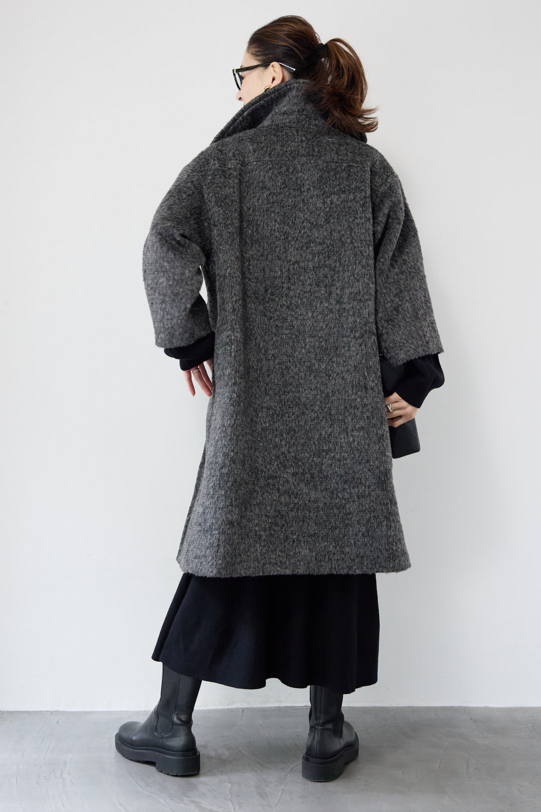 シャギーウールチェスターコート