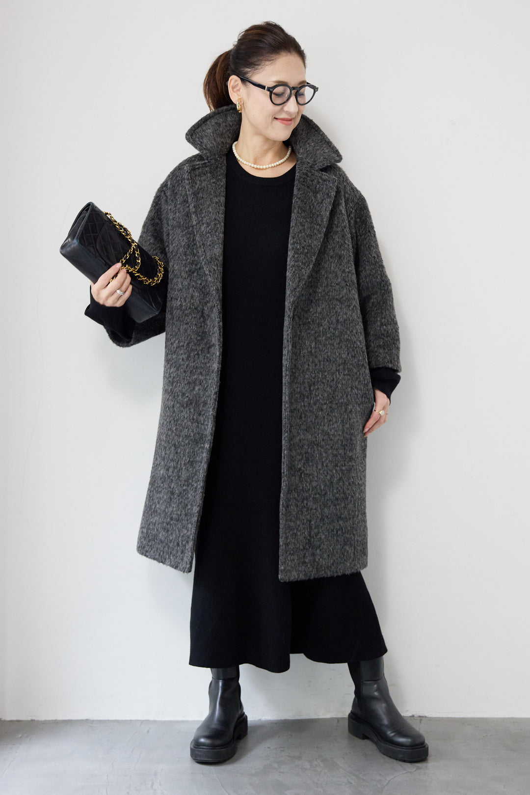 シャギーウールチェスターコート