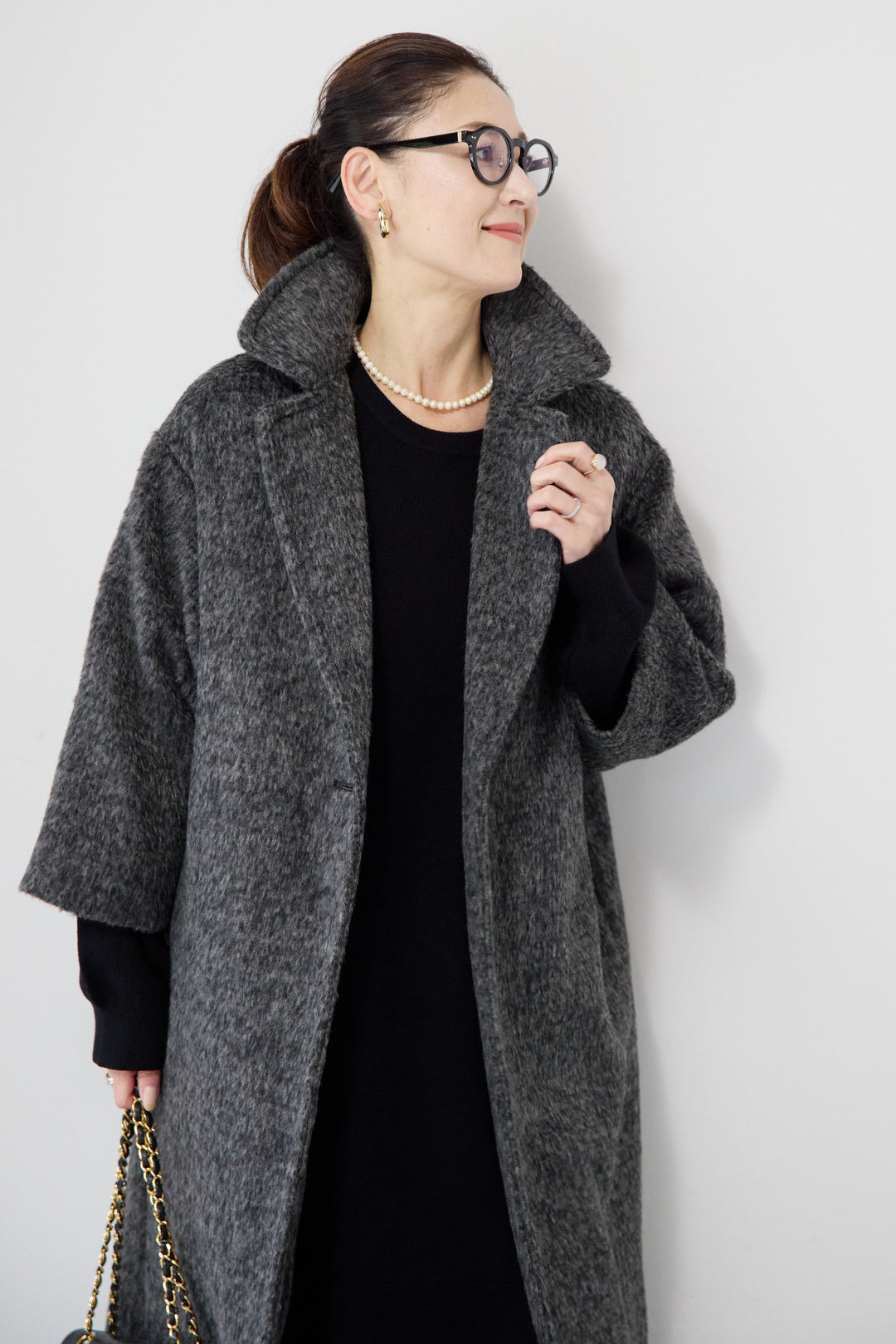 シャギーウールチェスターコート