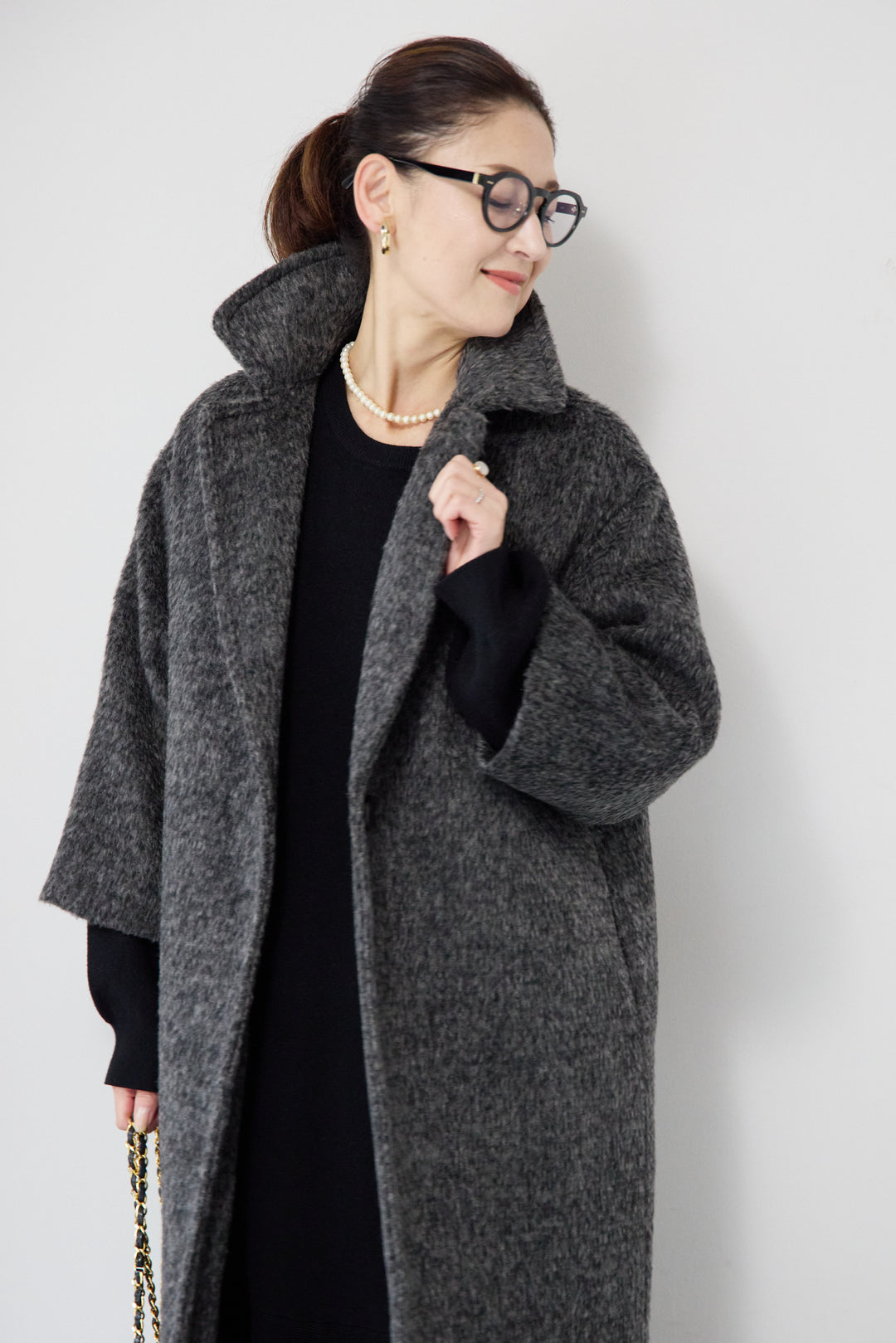 シャギーウールチェスターコート