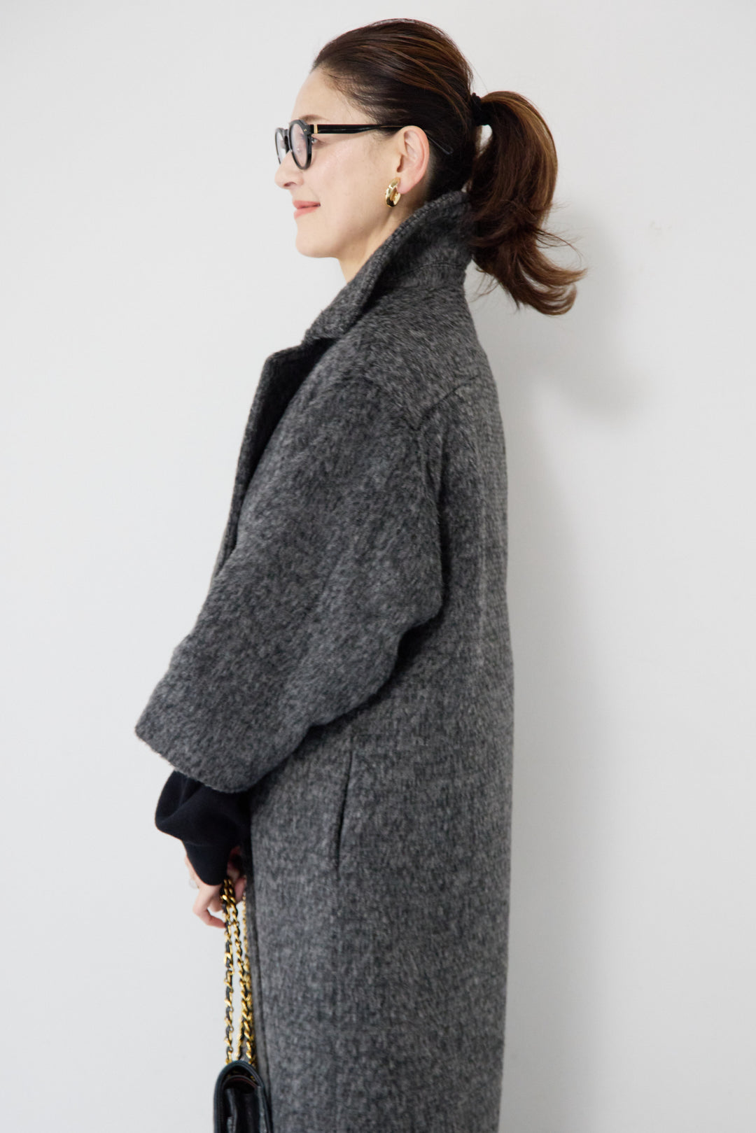 シャギーウールチェスターコート