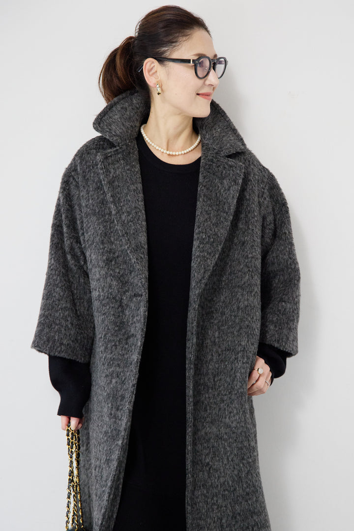 シャギーウールチェスターコート