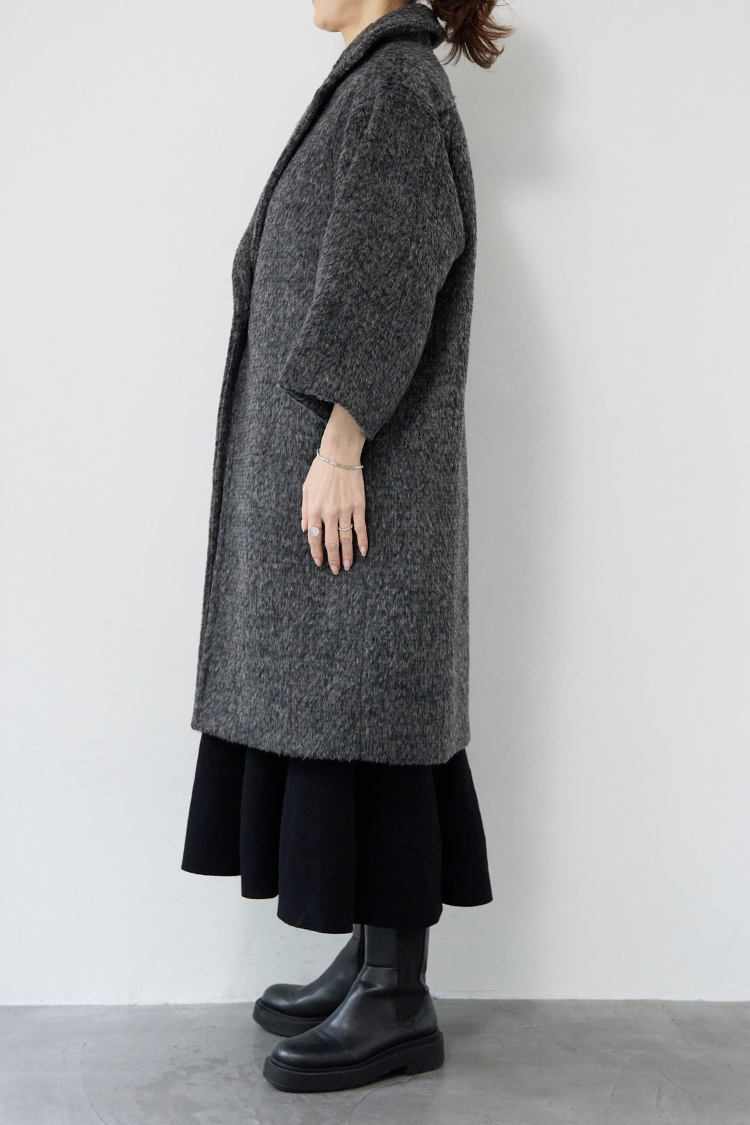 シャギーウールチェスターコート
