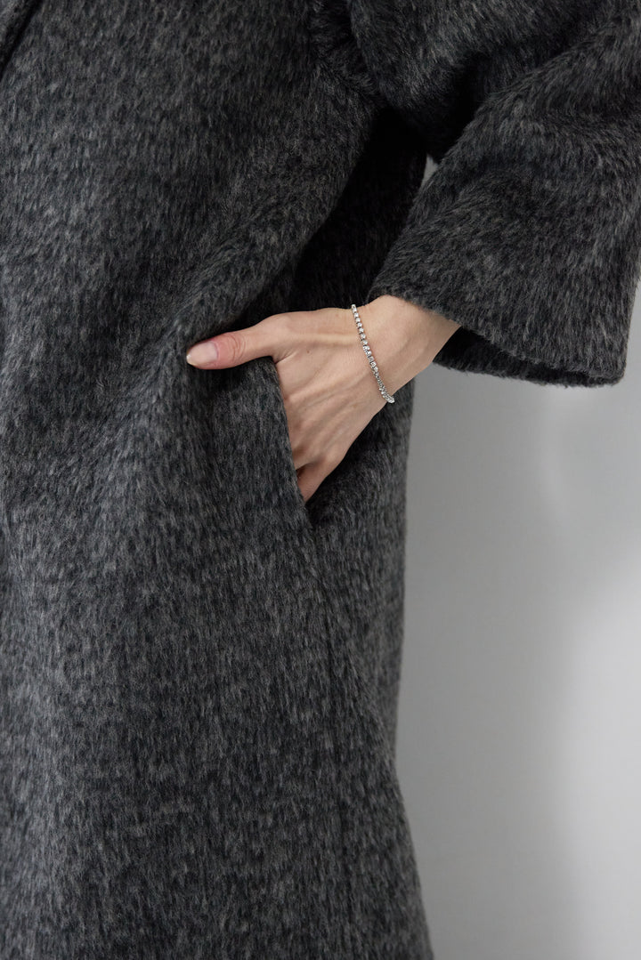 シャギーウールチェスターコート