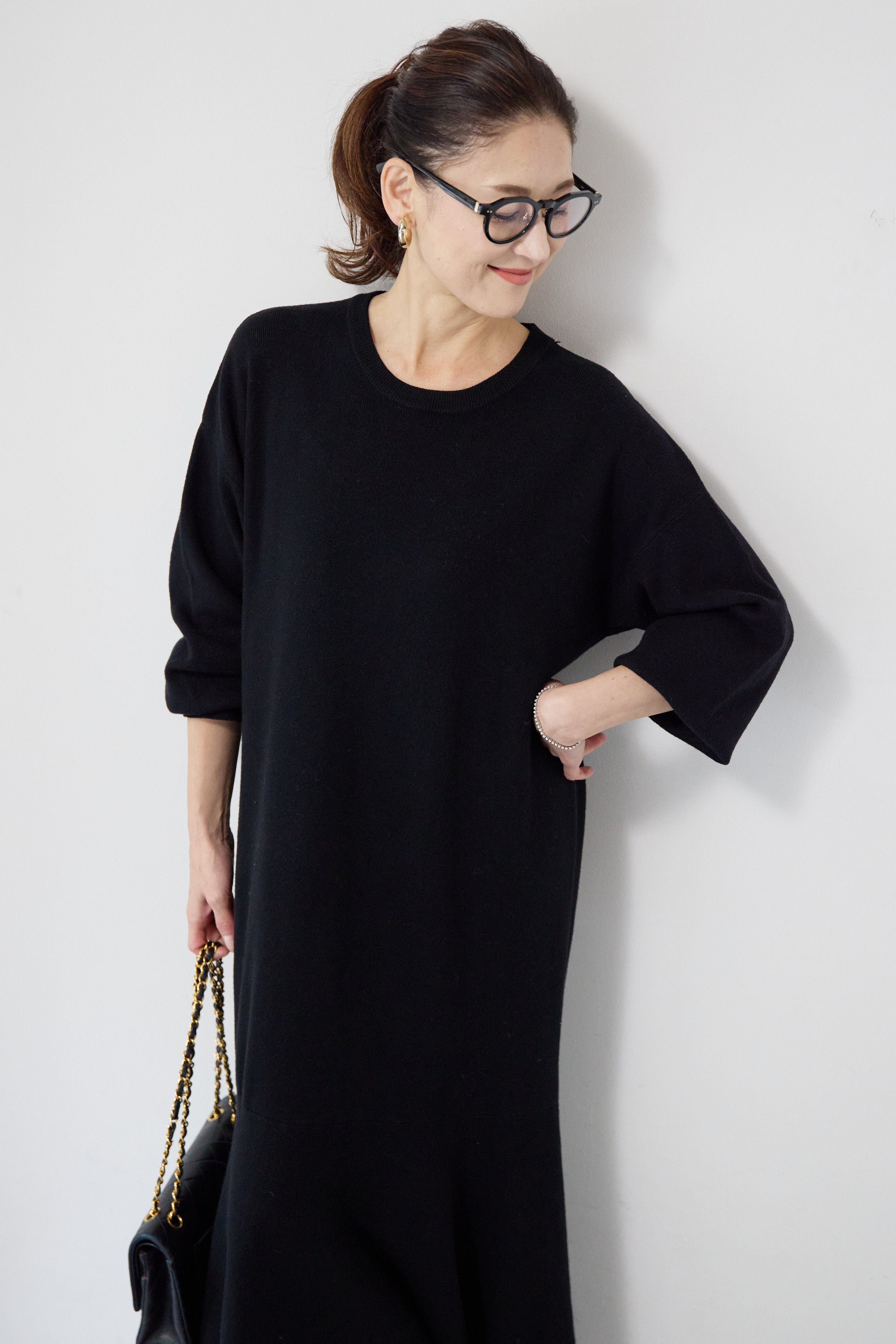 フレアヘムニットワンピース – plusotoha