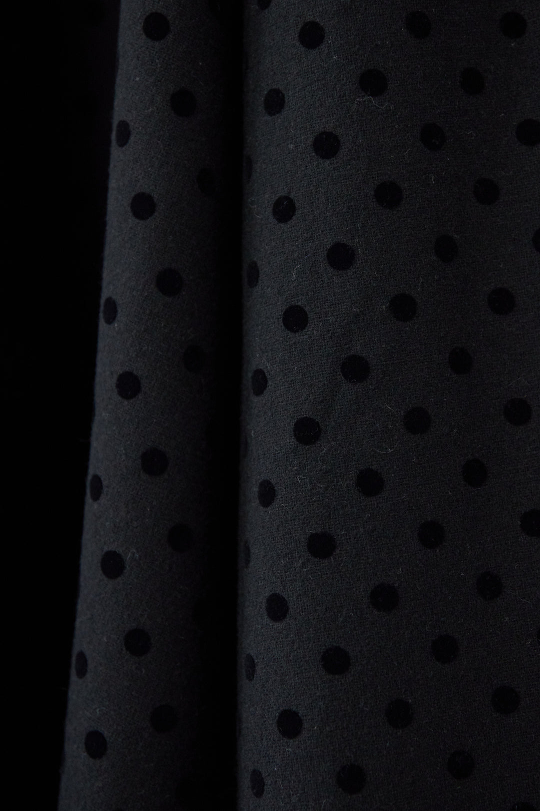 フロッキードット フレアジャンパースカート