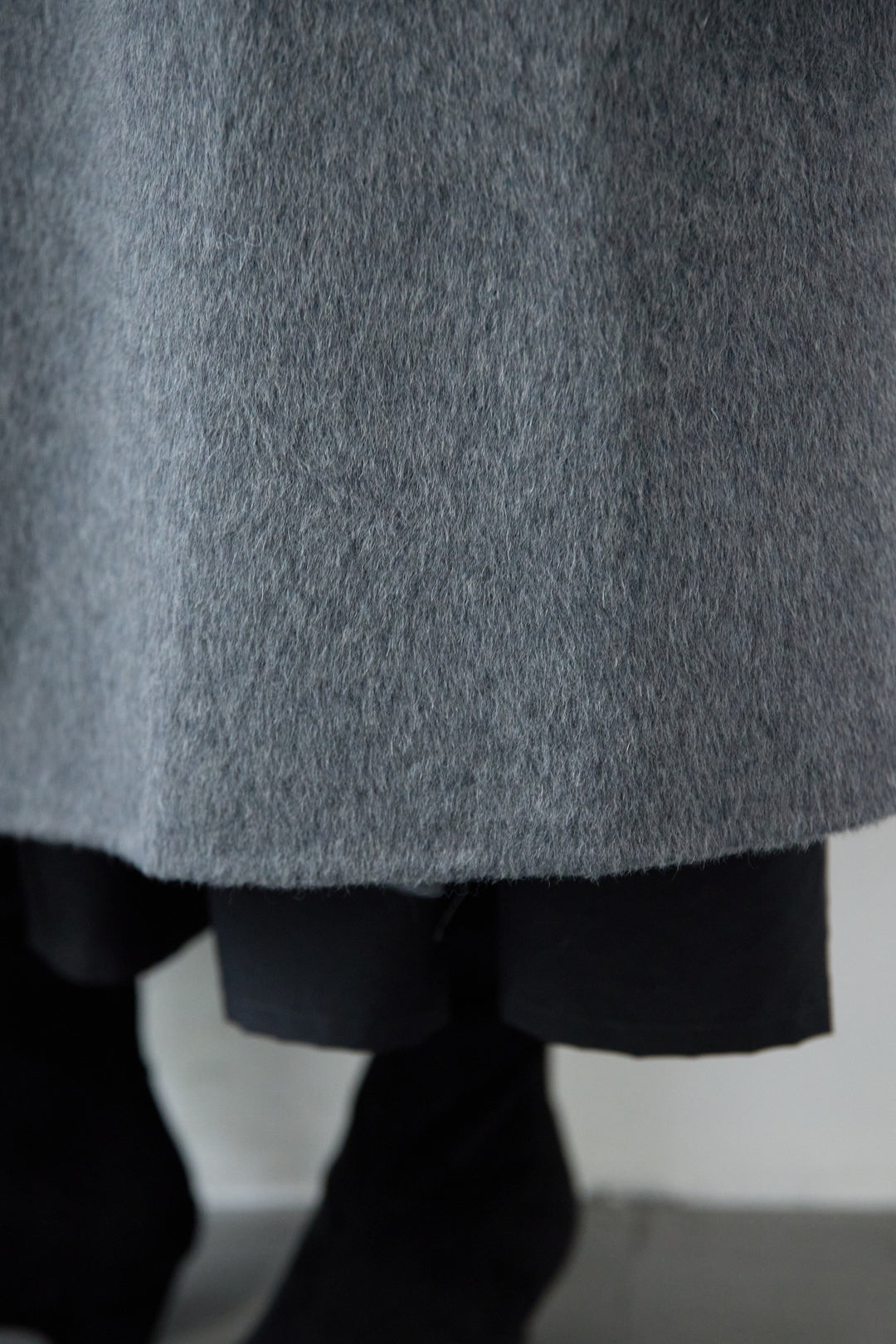 ビックカラーリバーウールコート