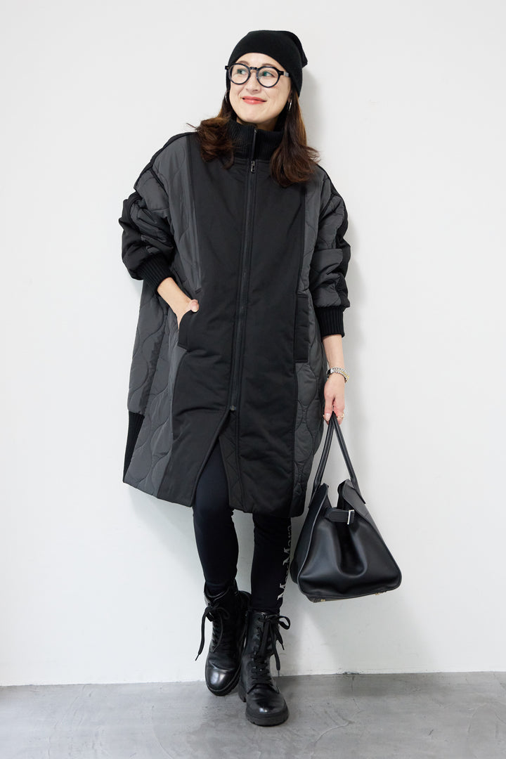 中綿ヨーク切替ミリタリーコート