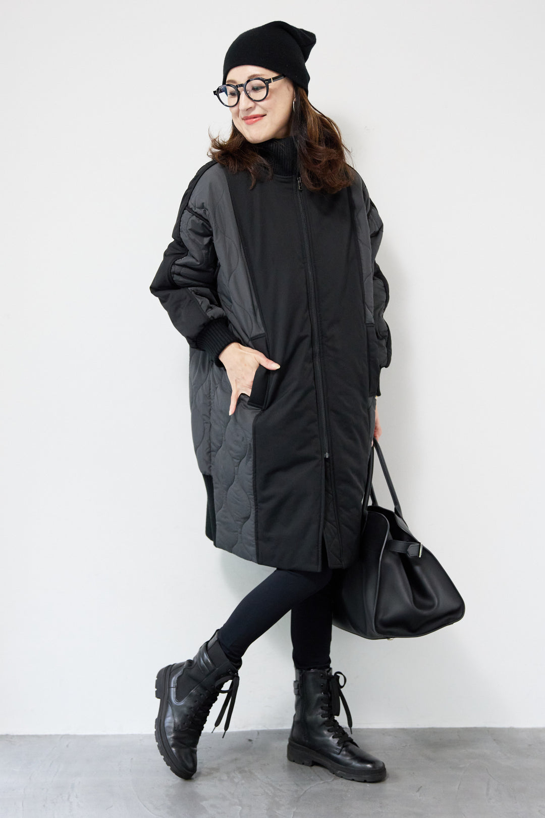 中綿ヨーク切替ミリタリーコート