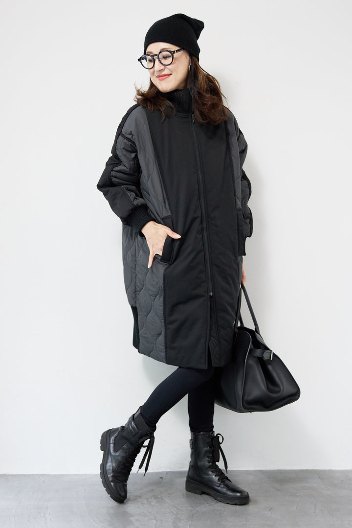 中綿ヨーク切替ミリタリーコート