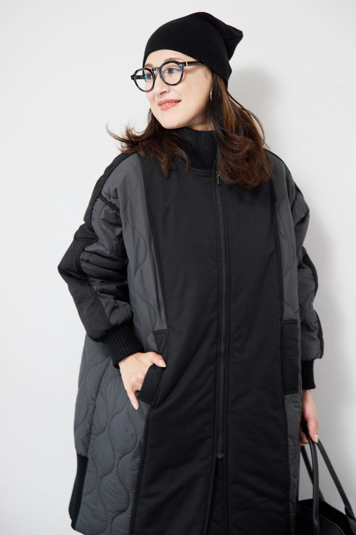 中綿ヨーク切替ミリタリーコート