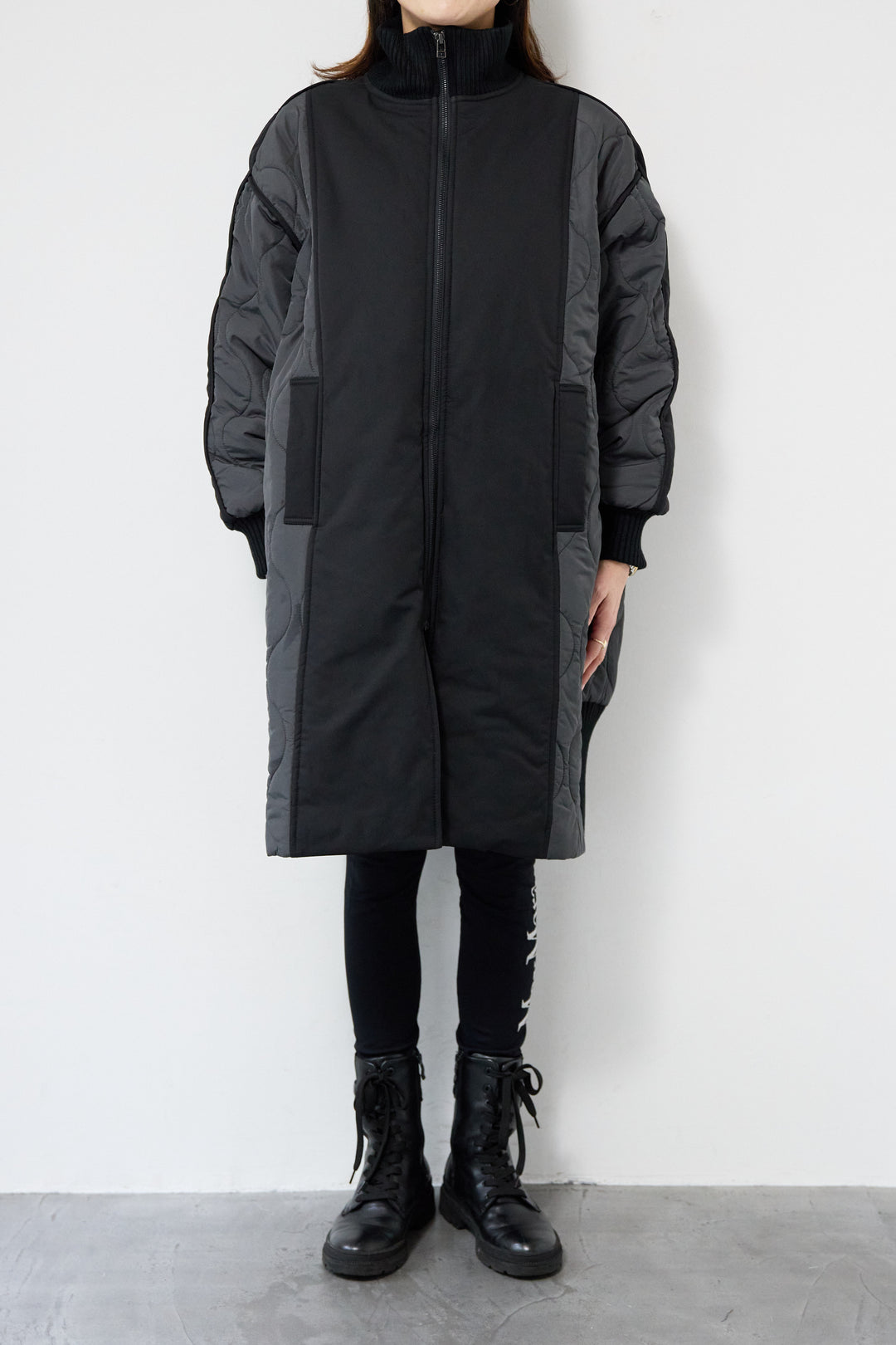 中綿ヨーク切替ミリタリーコート